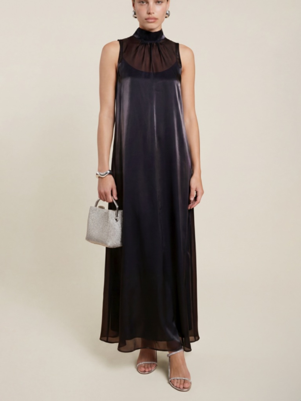 Caara black alette dress